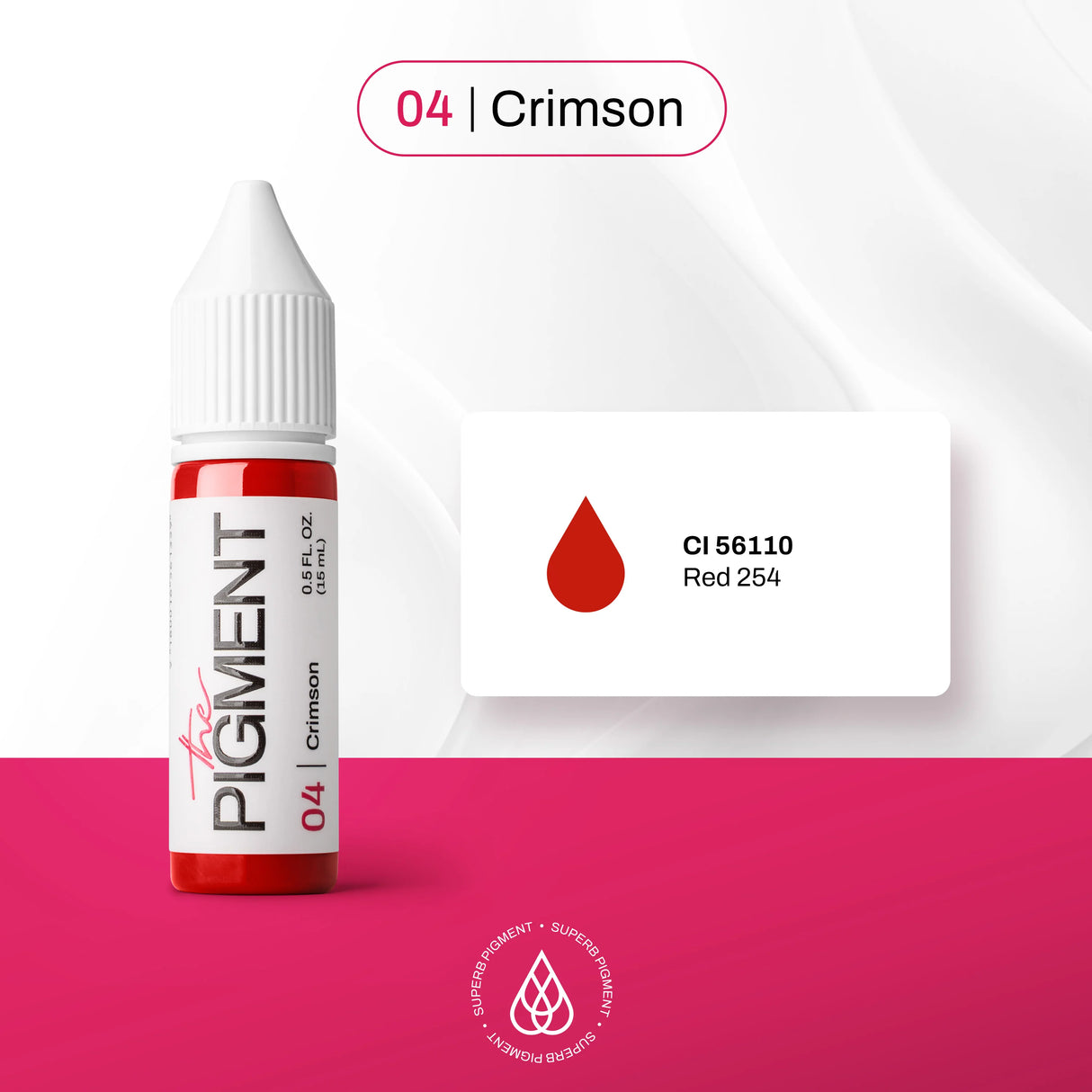 The Pigment 04 Crimson Pigmentas (15ml)