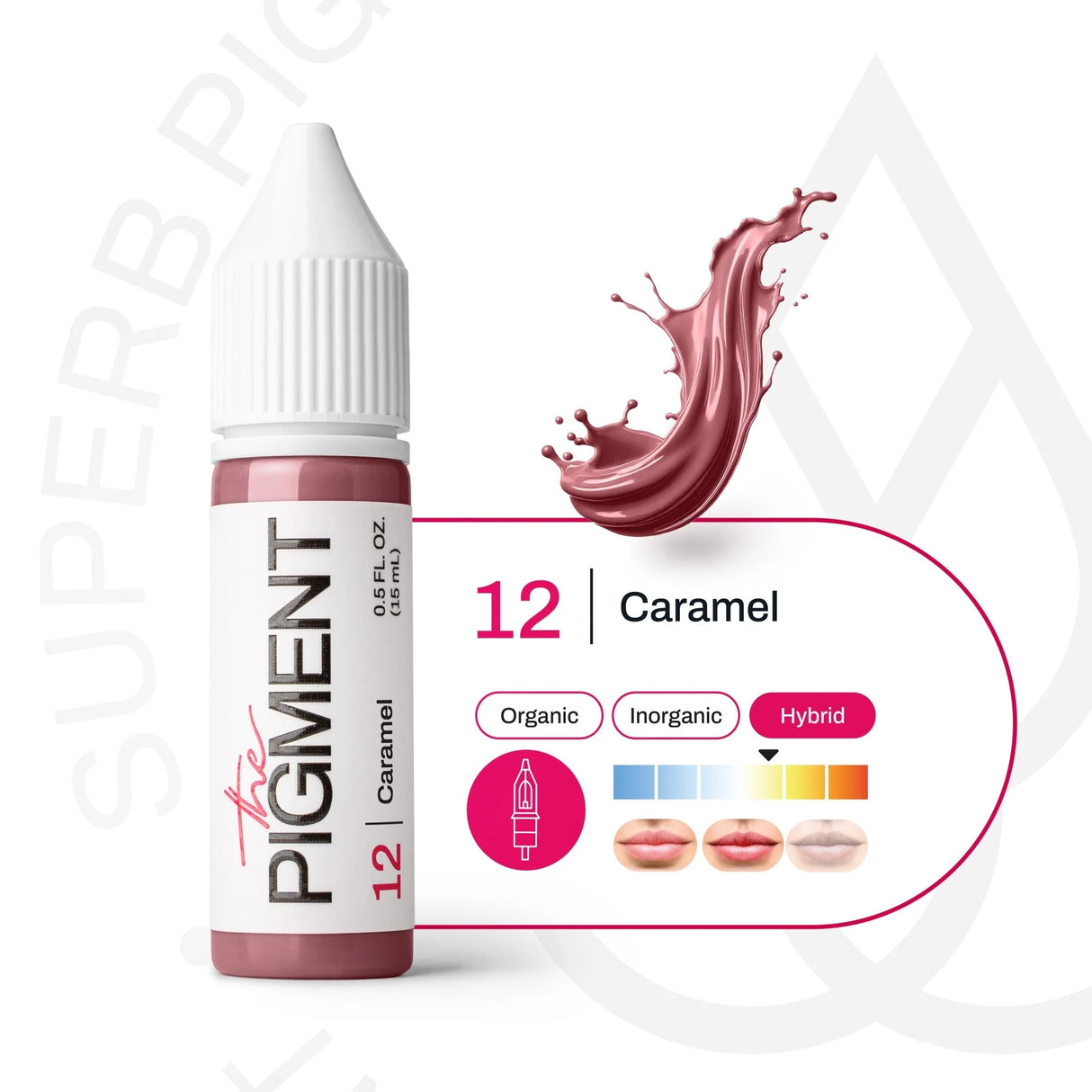 The Pigment 12 Caramel Pigmentas (15ml)