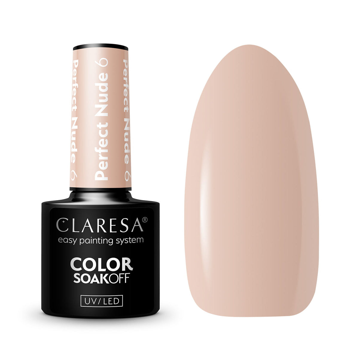 CLARESA Hybrid nail polish PERFECT NUDE 6 -5g - BVShop