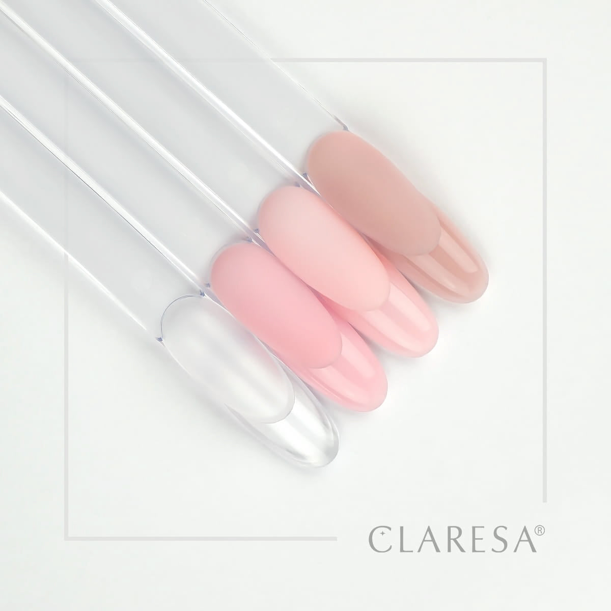 Claresa builder gel Soft & Easy gel milky pink 90g - BVShop