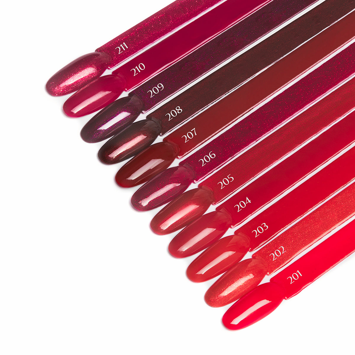 OCHO NAILS Hybrid nail polish red 206 -5 g - BVShop