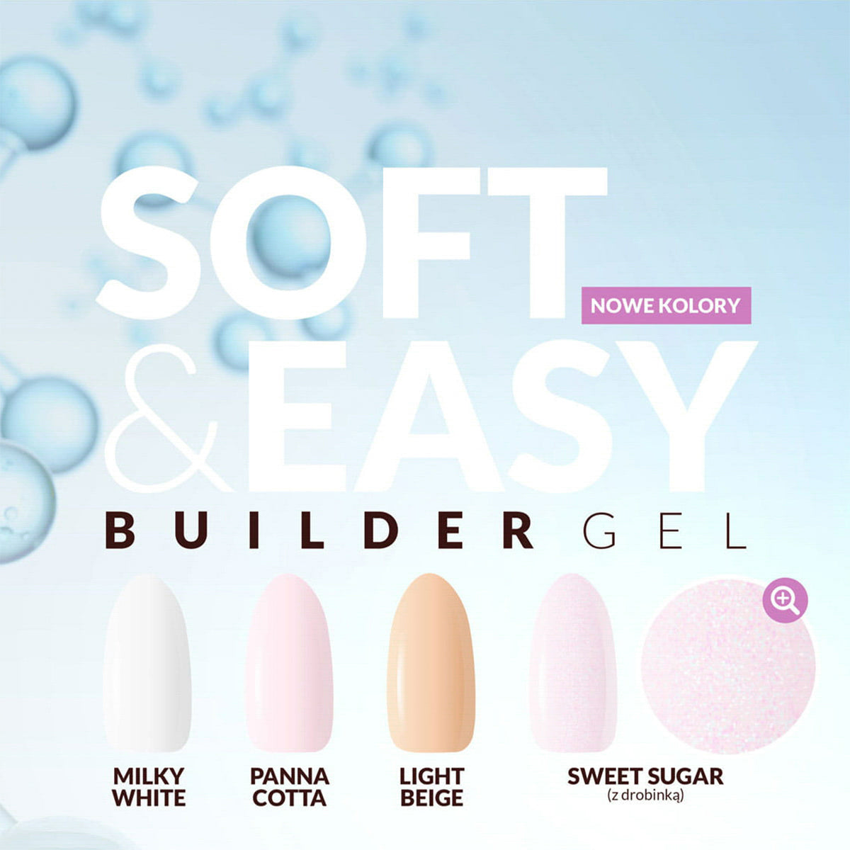 Claresa Soft&Easy builder gel sweet sugar 12g - BVShop