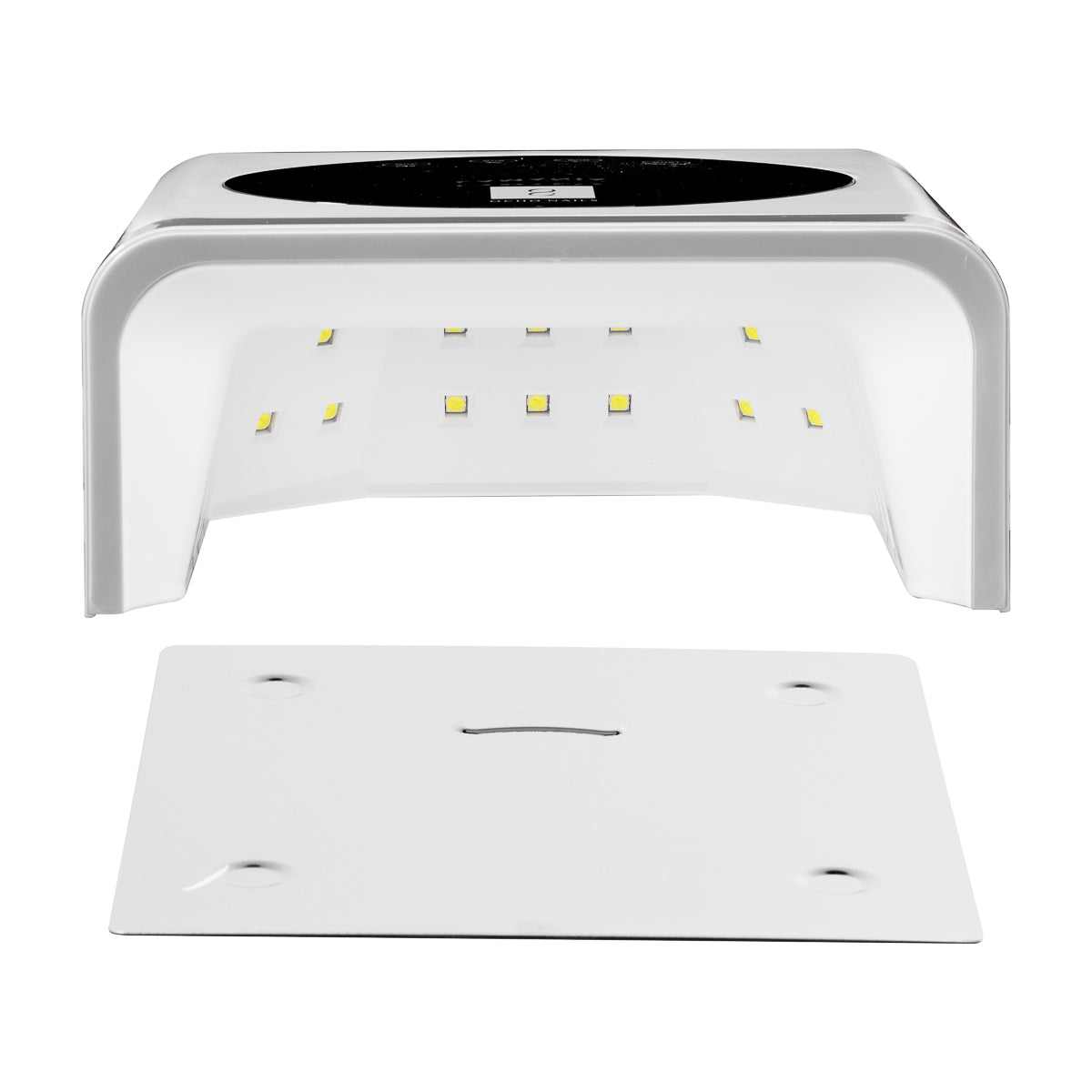 OCHO NAILS LED UV lamp X22 72W wireless white with mirrored bottom - BVShop