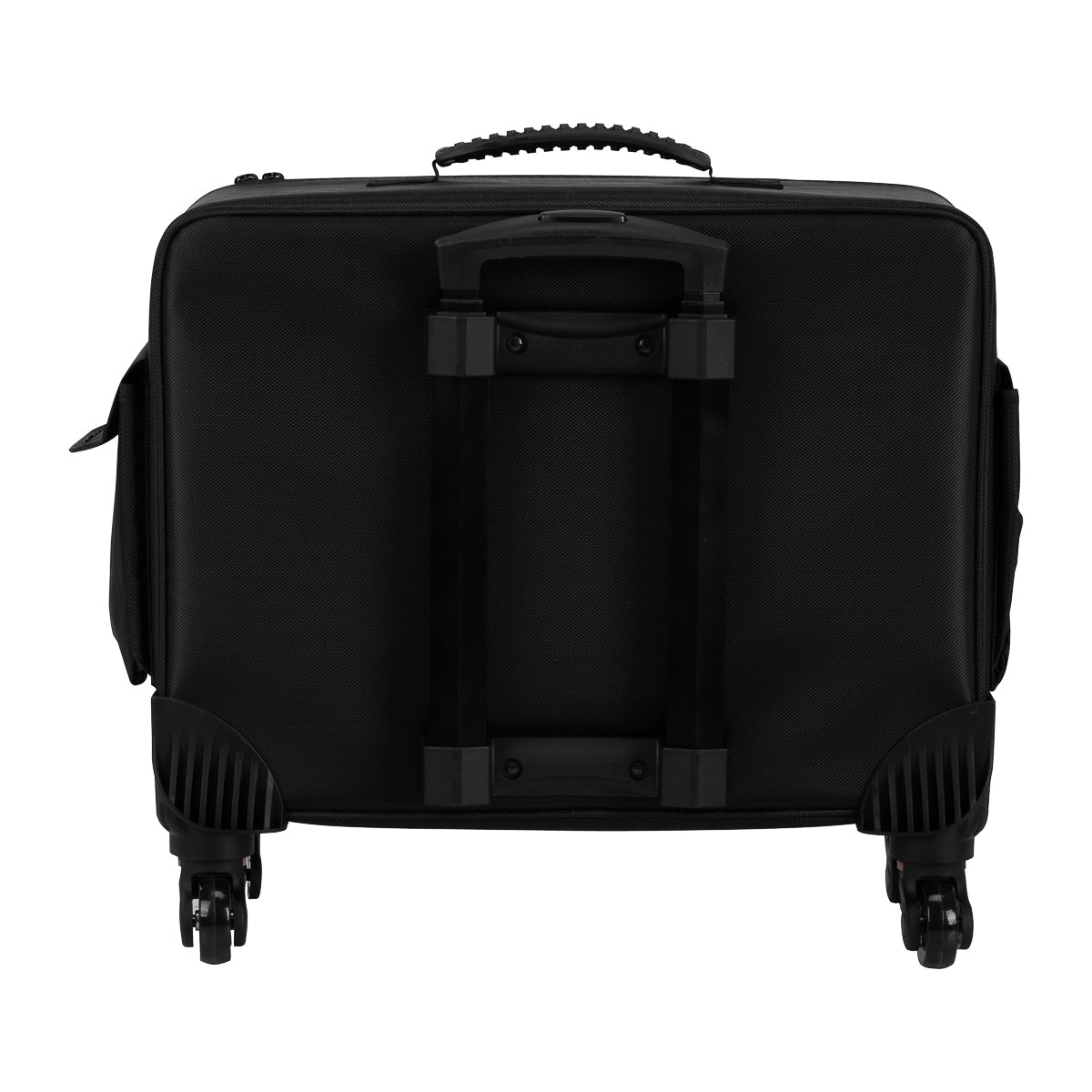 ACTIVESHOP hairdresser's case with compartments for styling tools, made of durable material and black in color.