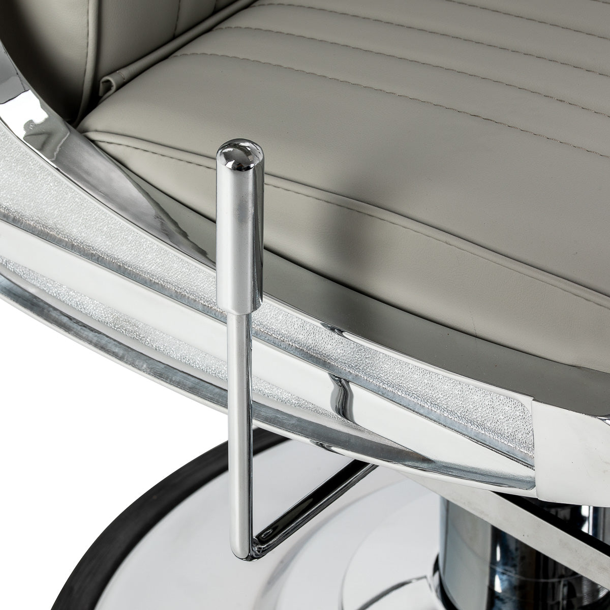 Gabbiano Visionerio barber chair grey chrome frame - BVShop