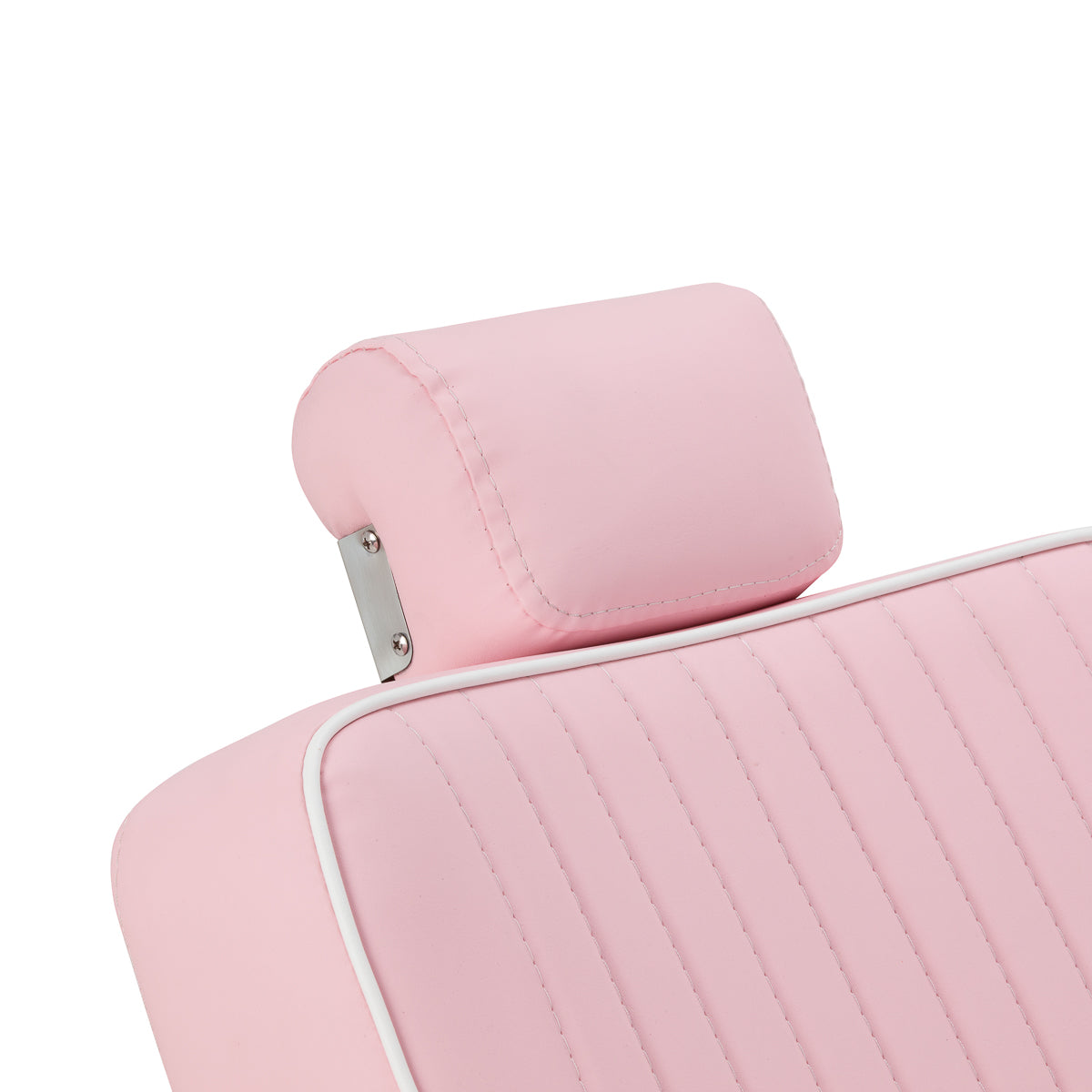 Gabbiano Visionerio barber chair pink chrome frame - BVShop