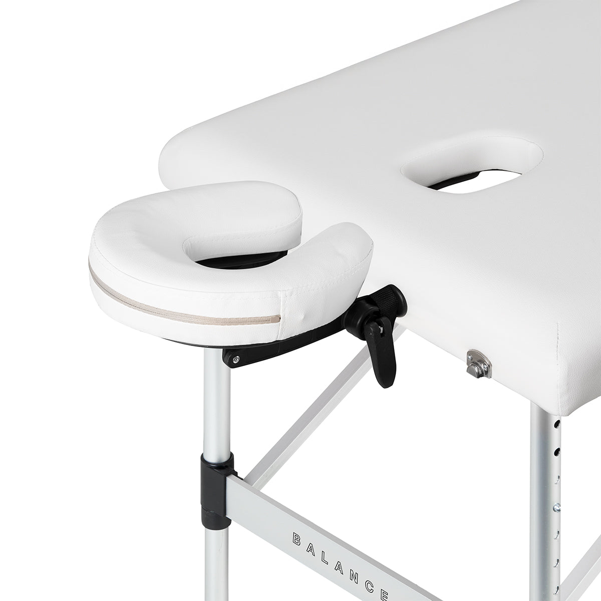 BALANCE aluminium folding massage table 3 segment white - BVShop