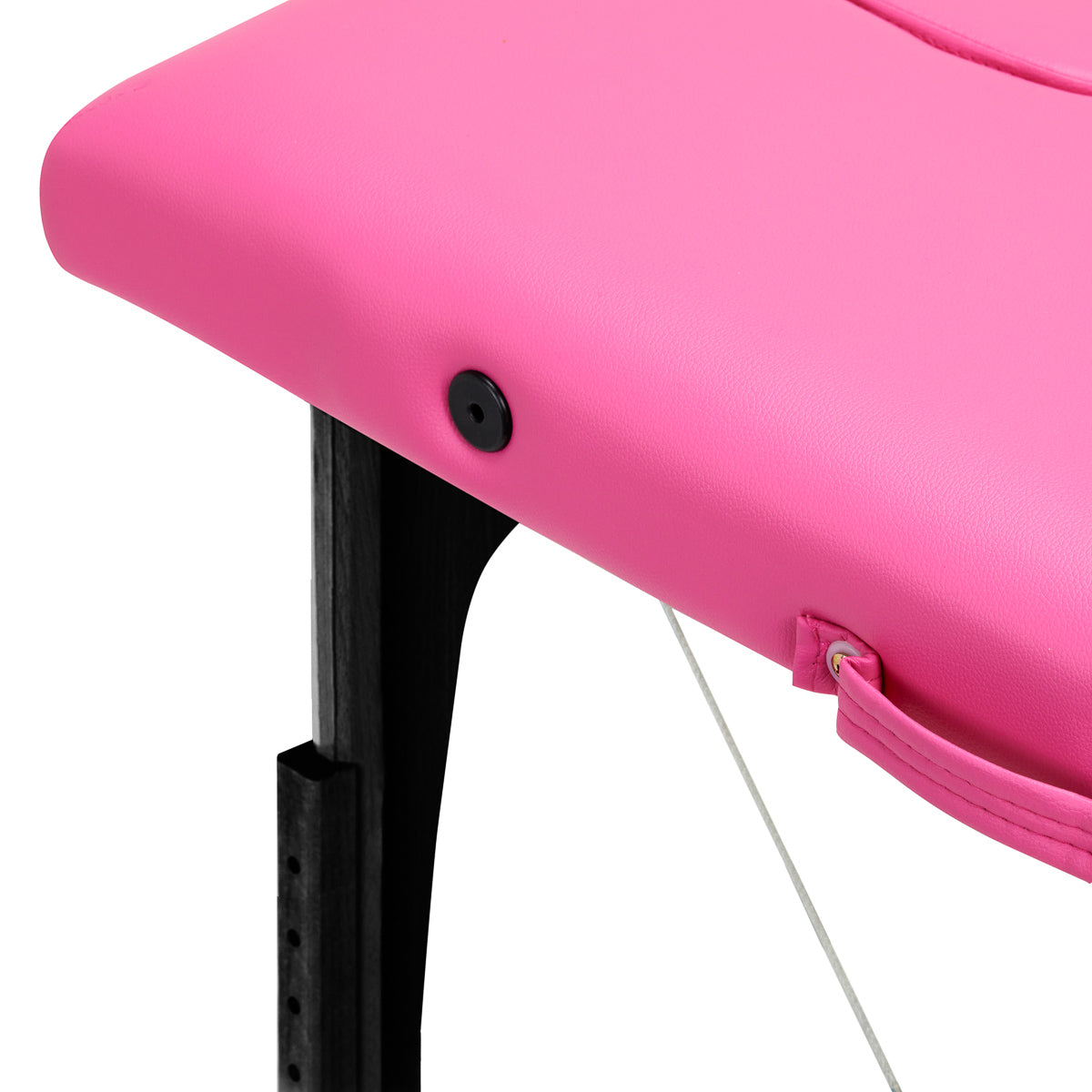 BALANCE wooden folding massage table 2 segment pink and black - BVShop