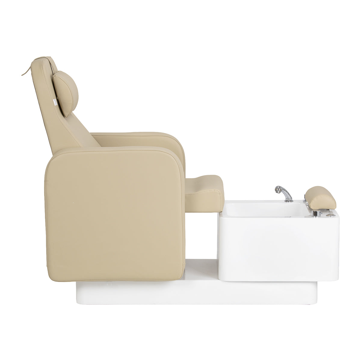 Sillon Elysia pedicure chair SPA basin massager anti-slip textured tray beige