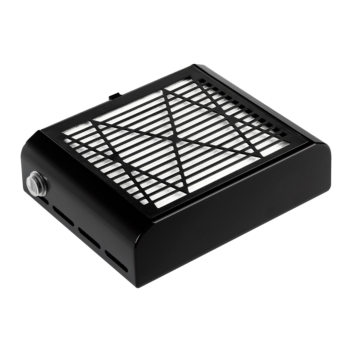 MOMO J-23 cassette nail dust collector in black for manicure desks