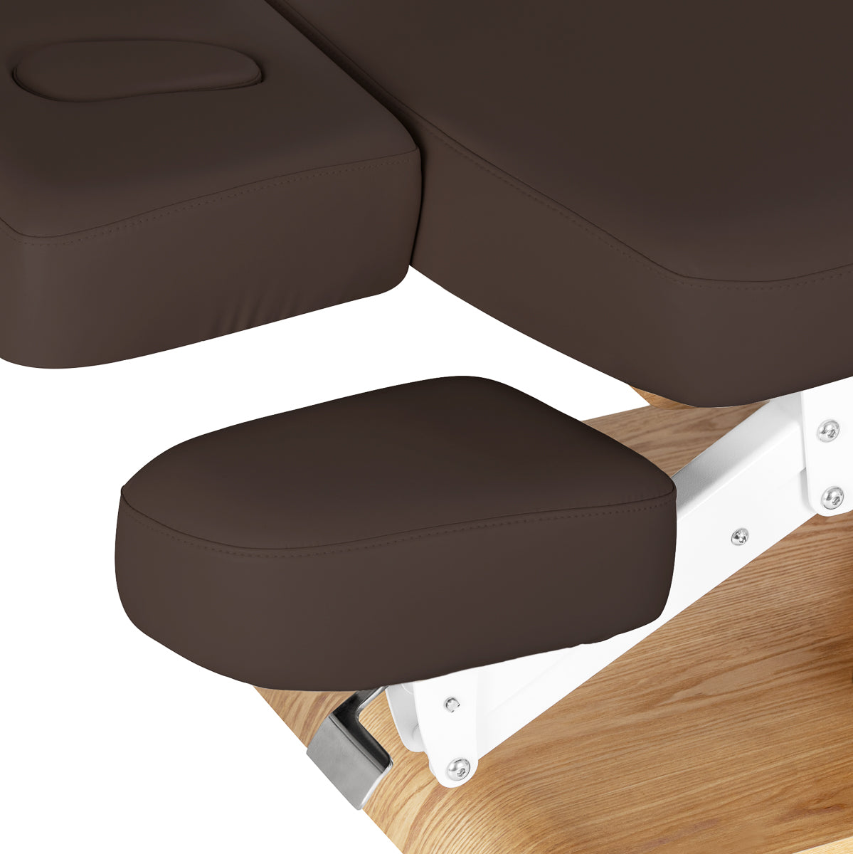 Sillon Relax · tamsiai rudas · galvos atramos užvalkalo detalė