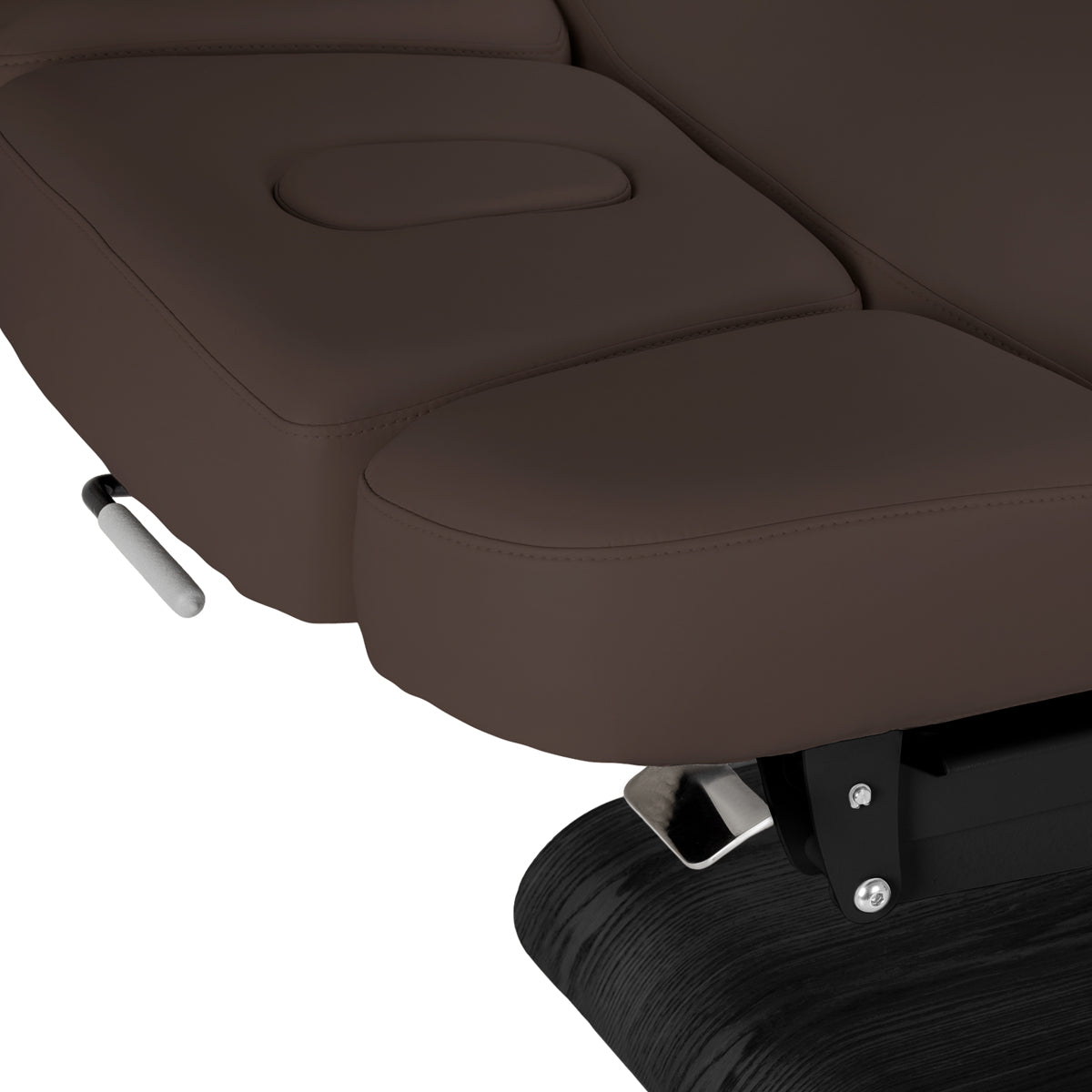 Elektrinis SPA Gultas Sillon Relax – Tamsiai Rudas, Juodas Pagrindas · Galvos atrama