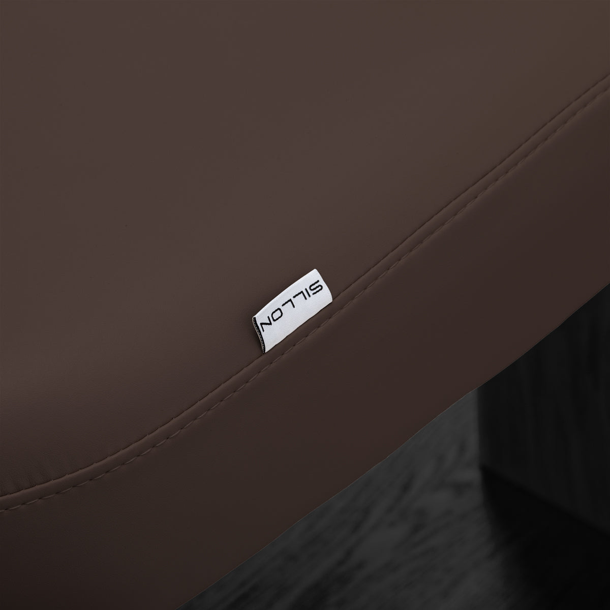 Elektrinis SPA Gultas Sillon Relax – Tamsiai Rudas, Juodas Pagrindas · Nuimamo užvalkalo detalė