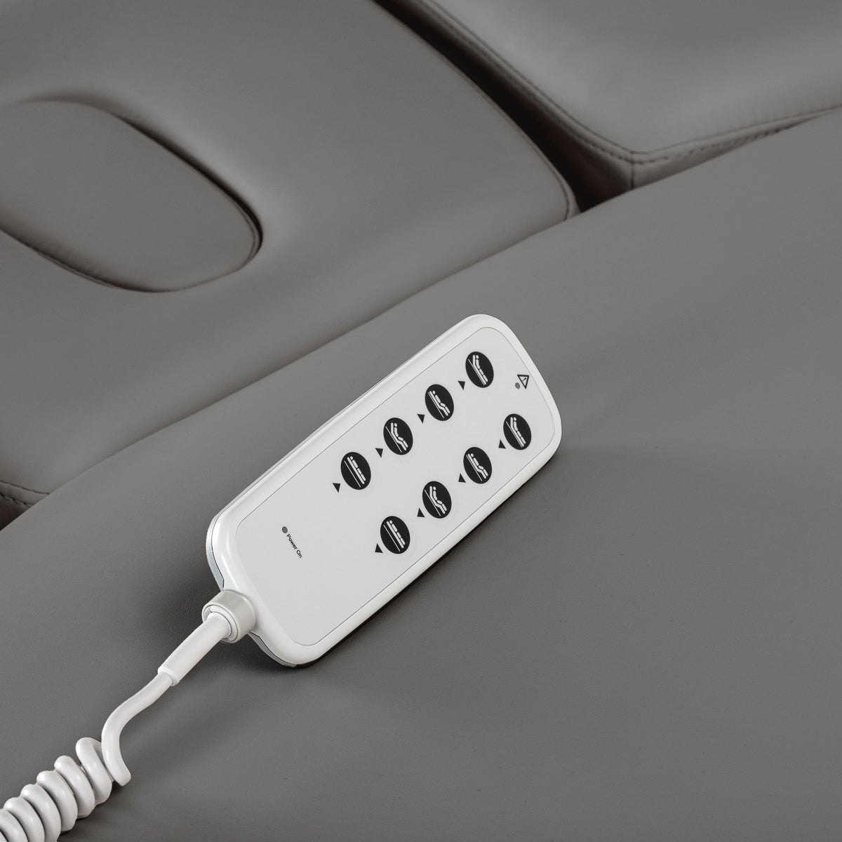 Elektrinis SPA Gultas Sillon Relax – Pilkas, Juodas Pagrindas · Valdymo pultelis