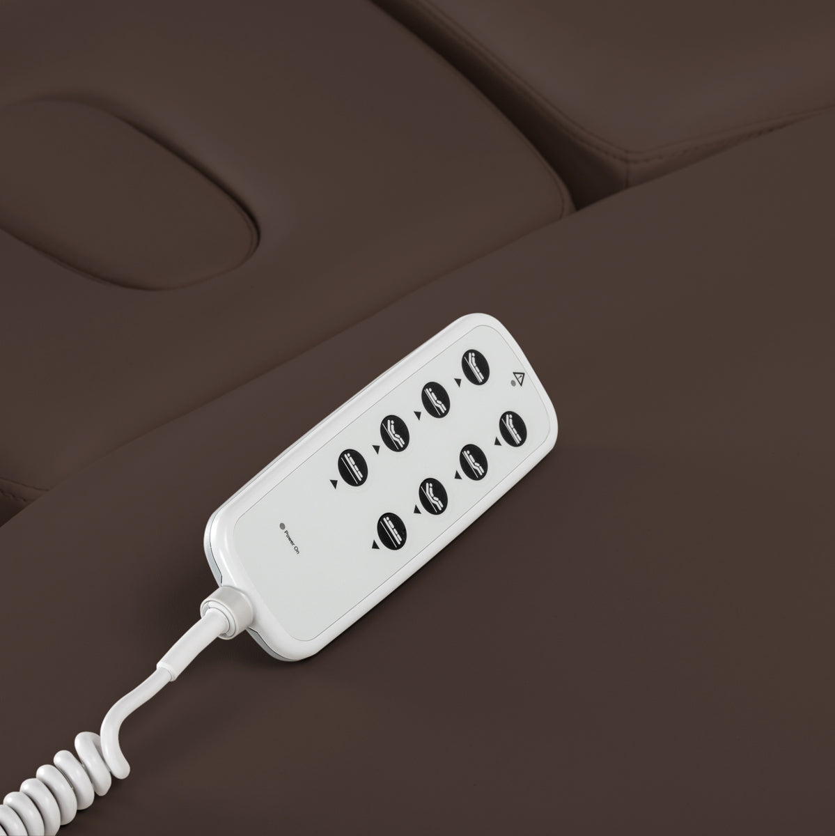Sillon Relax · tamsiai rudas / šviesiai rudas · valdymo pultelis
