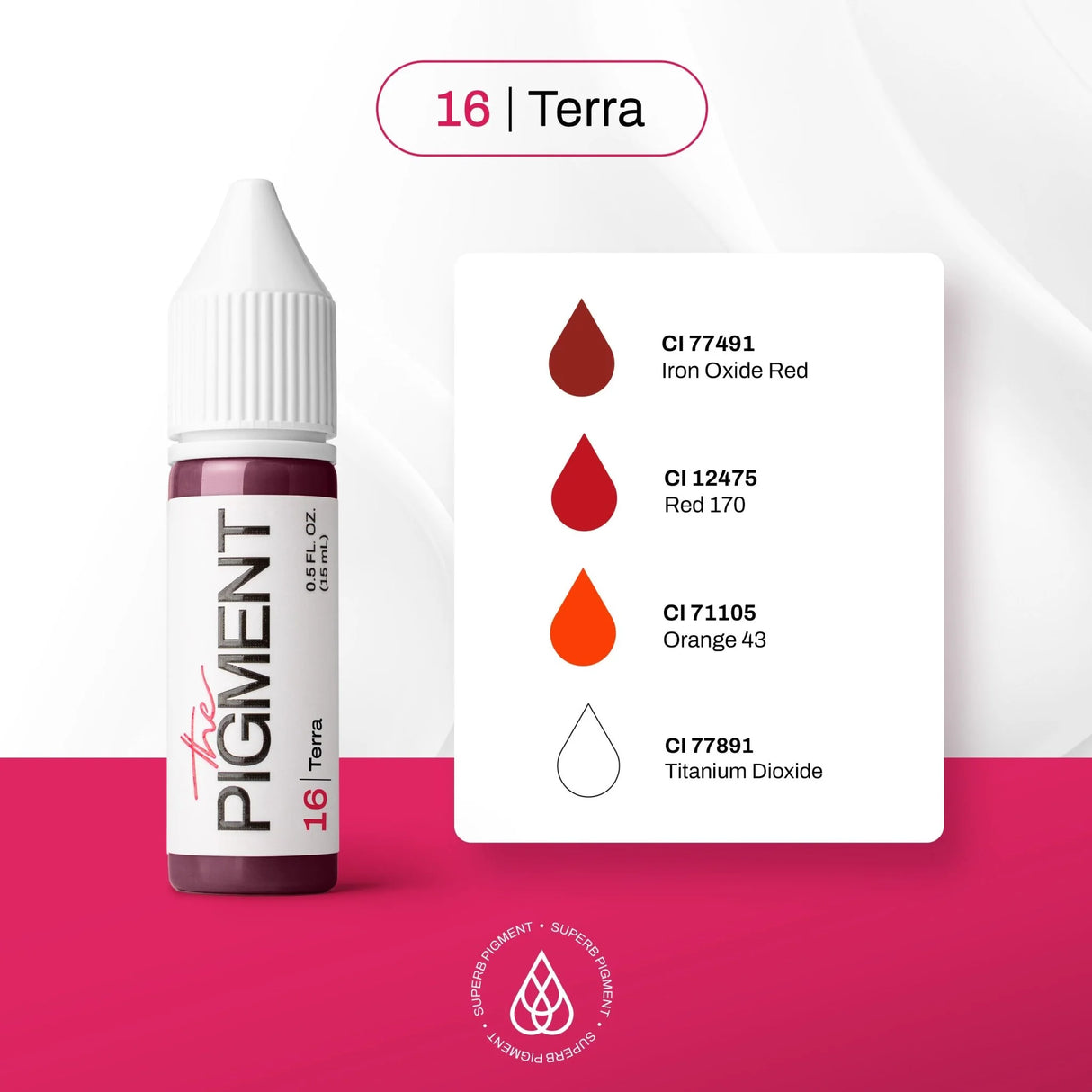 The Pigment 16 Terra Pigmentas (15ml)
