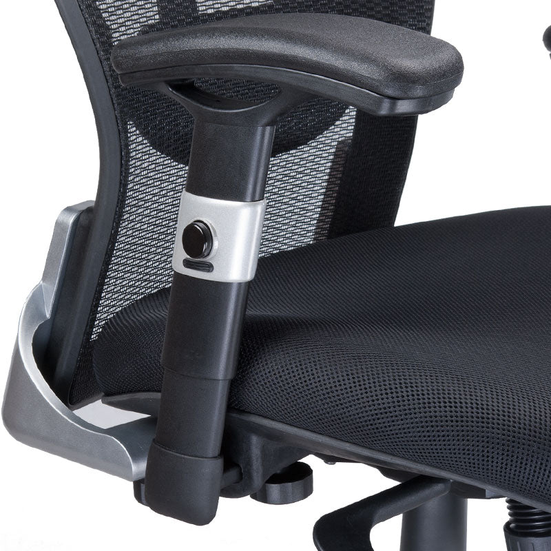 Black CorpoComfort BX-4029A ergonomic office chair by Beauty System with adjustable armrests and lumbar support.