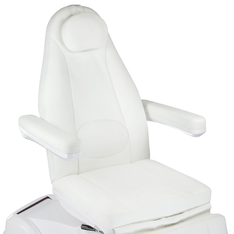 Elektryczny fotel kosmetyczny Mazaro BR-6672B White - BVShop