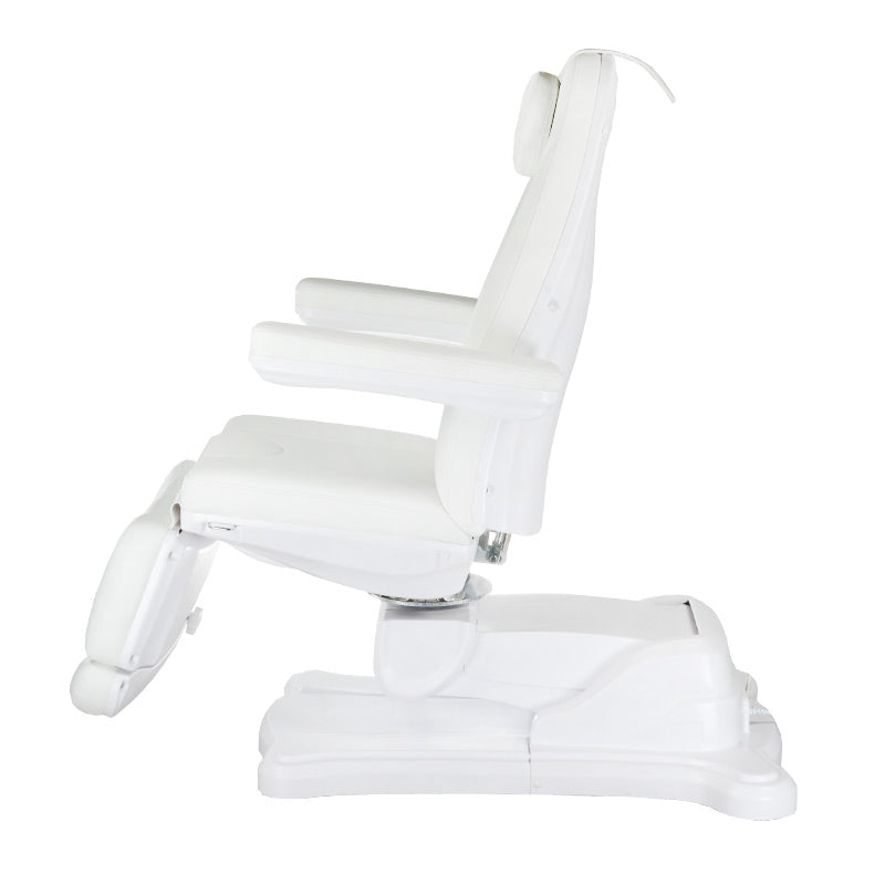 Elektryczny fotel kosmetyczny Mazaro BR-6672B White - BVShop