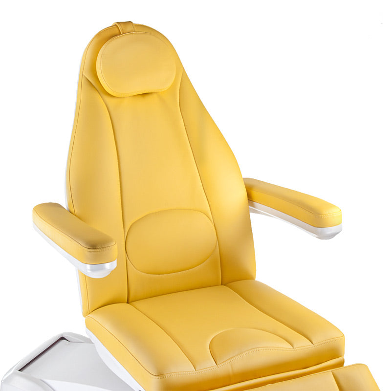 Electric cosmetic chair Mazaro BR-6672B Miod by Beauty System with adjustable height and ergonomic design for beauty treatments.