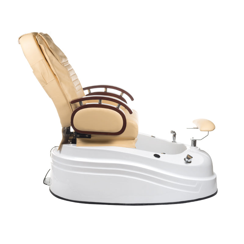 Fotel do pedicure z masażem BR-2307 Beżowy - BVShop