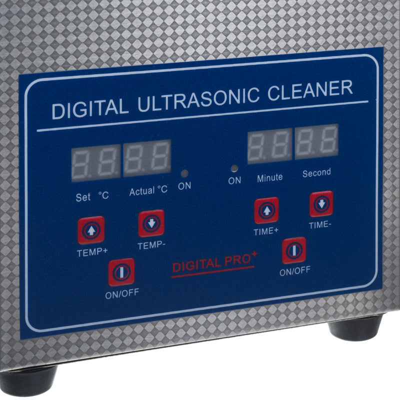 Beauty System Hydro ultrasonic cleaner 1.6L BS-UC2 with 50W power, shown with water and cleaning basket for jewelry and small items.