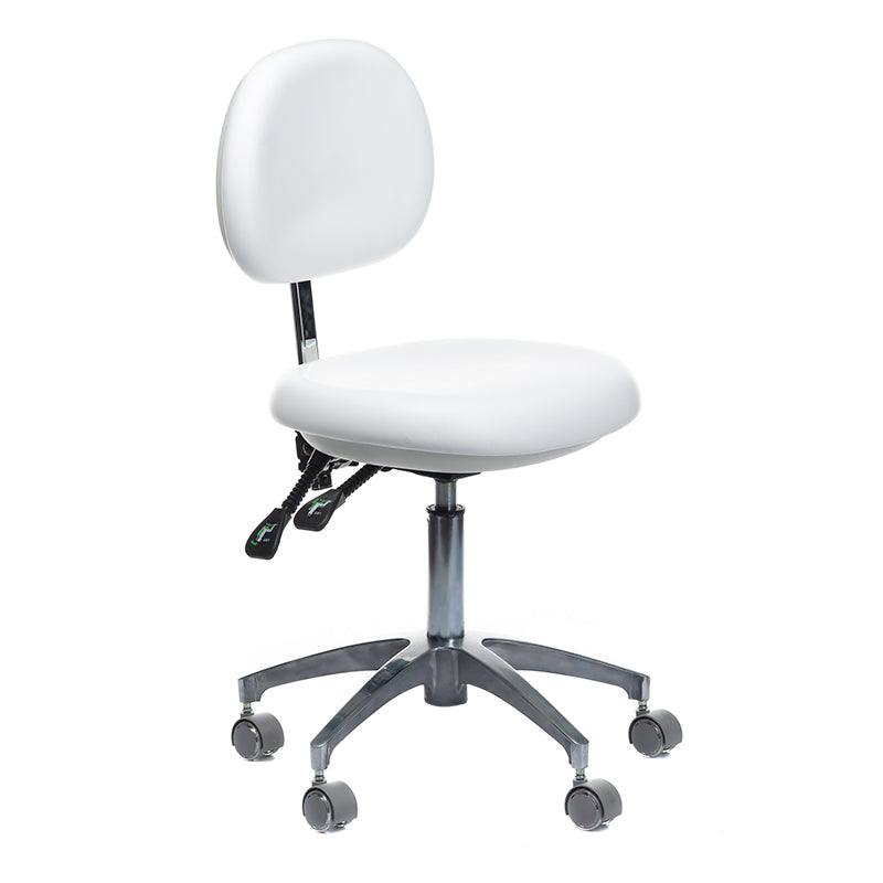 Taboret medyczny z oparciem BD-Y941 White - BVShop