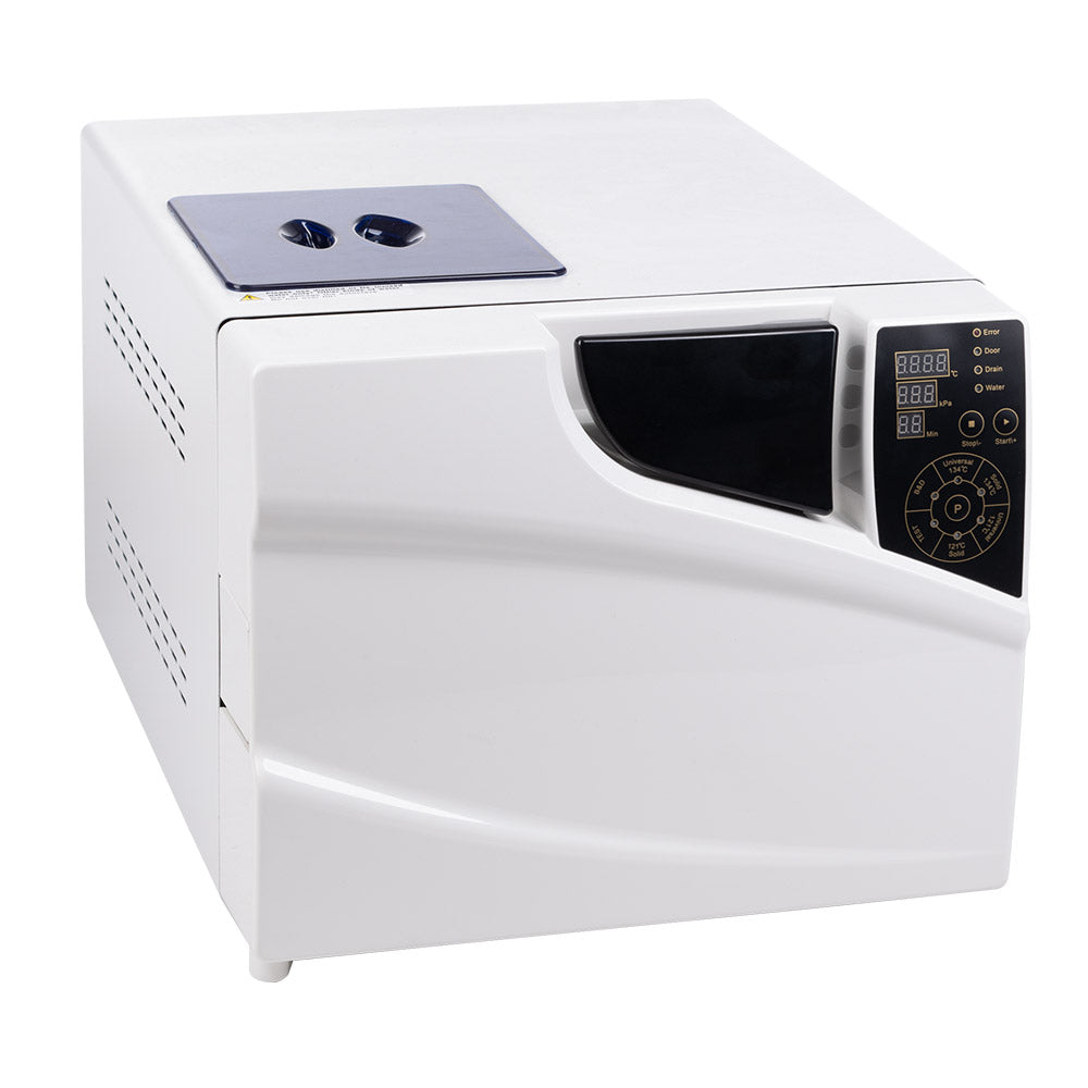 Medical Autoclave SteamIT LCD 8L from Beauty System with printer, class B sterilizer for medical and dental instrument sterilization.