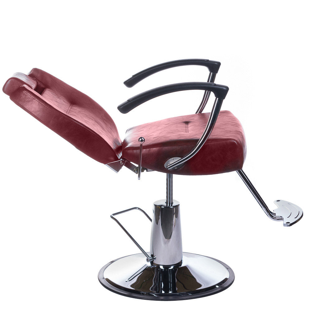 Barber chair HEKTOR BH-3208 Burgundy - BVShop