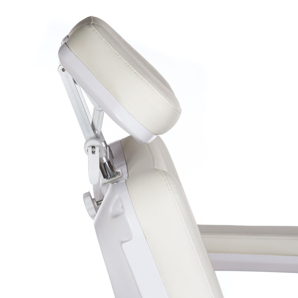 White Beauty System electric cosmetic chair BR-6686 with heated, adjustable features and cushioned upholstery for professional beauty treatments.