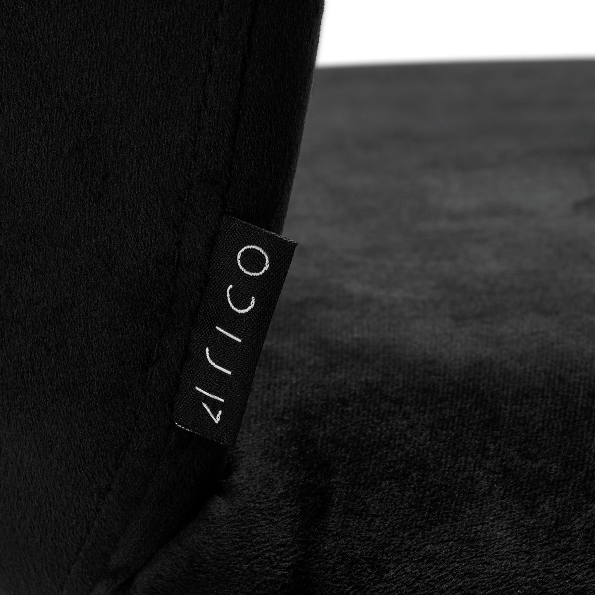 4Rico Bar Hocker QS-B801 black velvet - BVShop