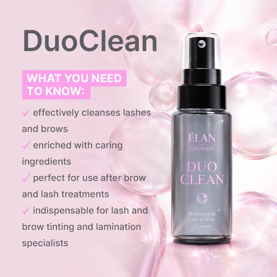 ELAN DuoClean cleanser for professional brow and lash routines