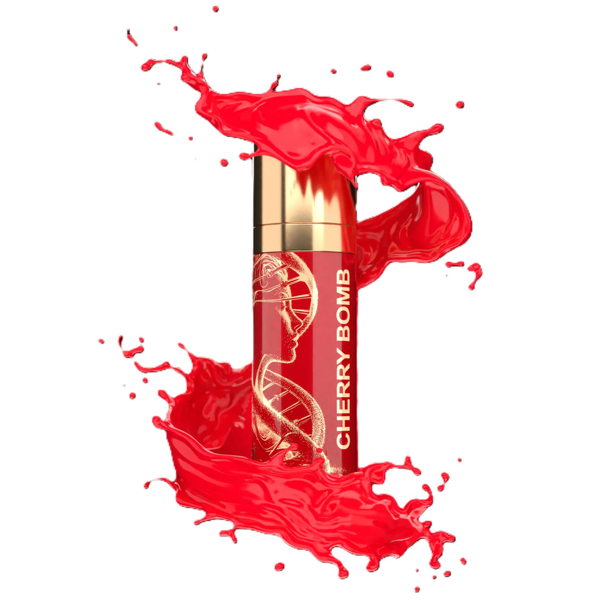 BROW DADDY × DNA Pigments Gold Collection Lips Cherry Bomb