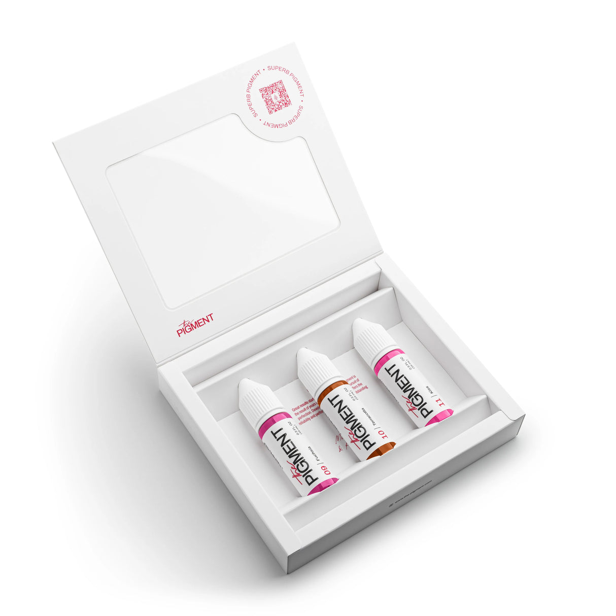 The Pigment PMU Lūpų Pigmentų Rinkinys (3×15ml)