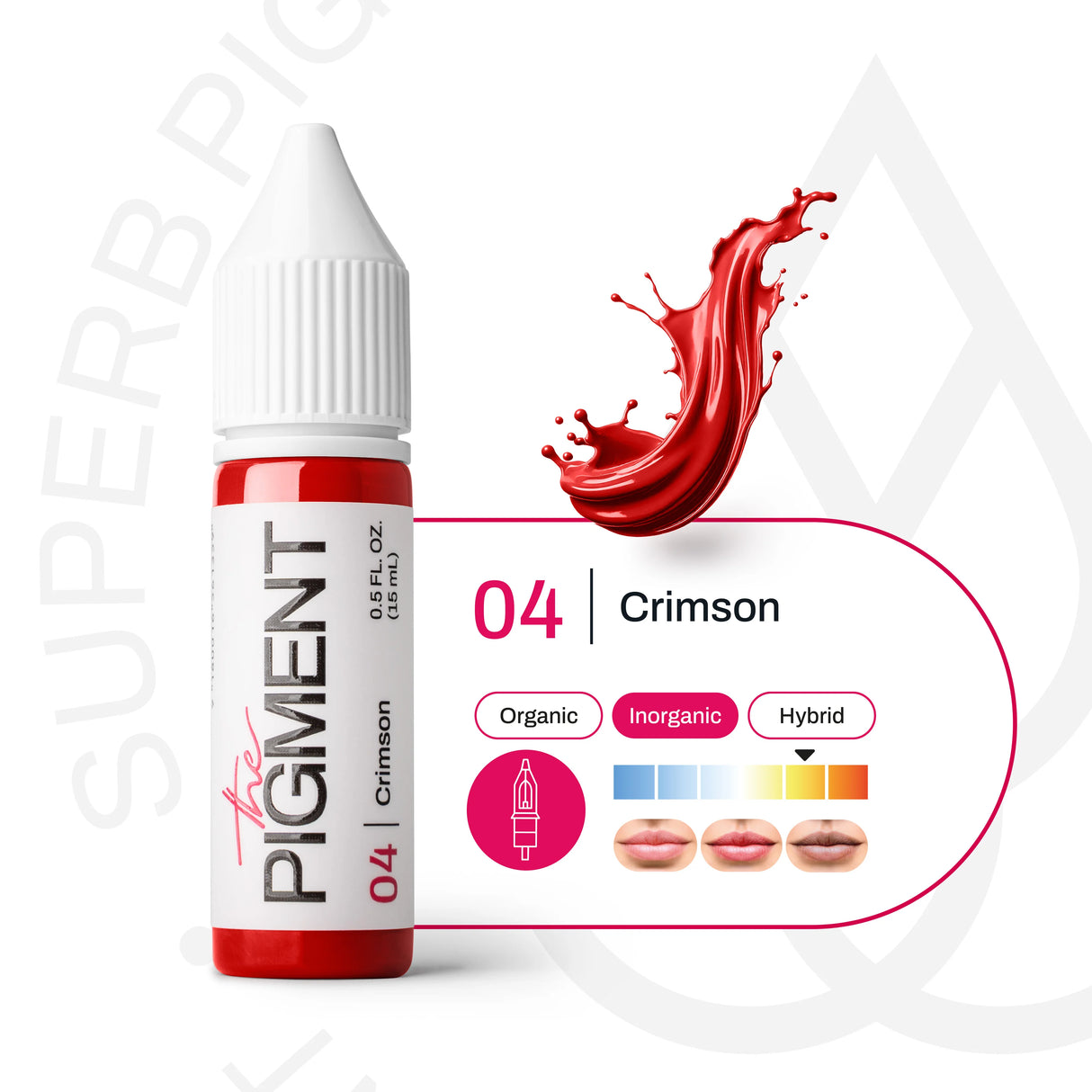 The Pigment 04 Crimson Pigmentas (15ml)