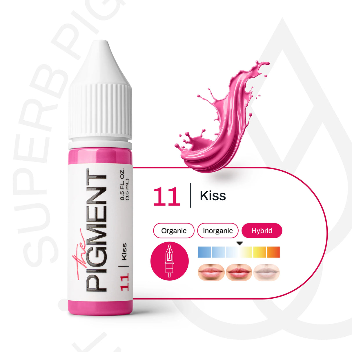 The Pigment 11 Kiss Pigmentas (15ml)