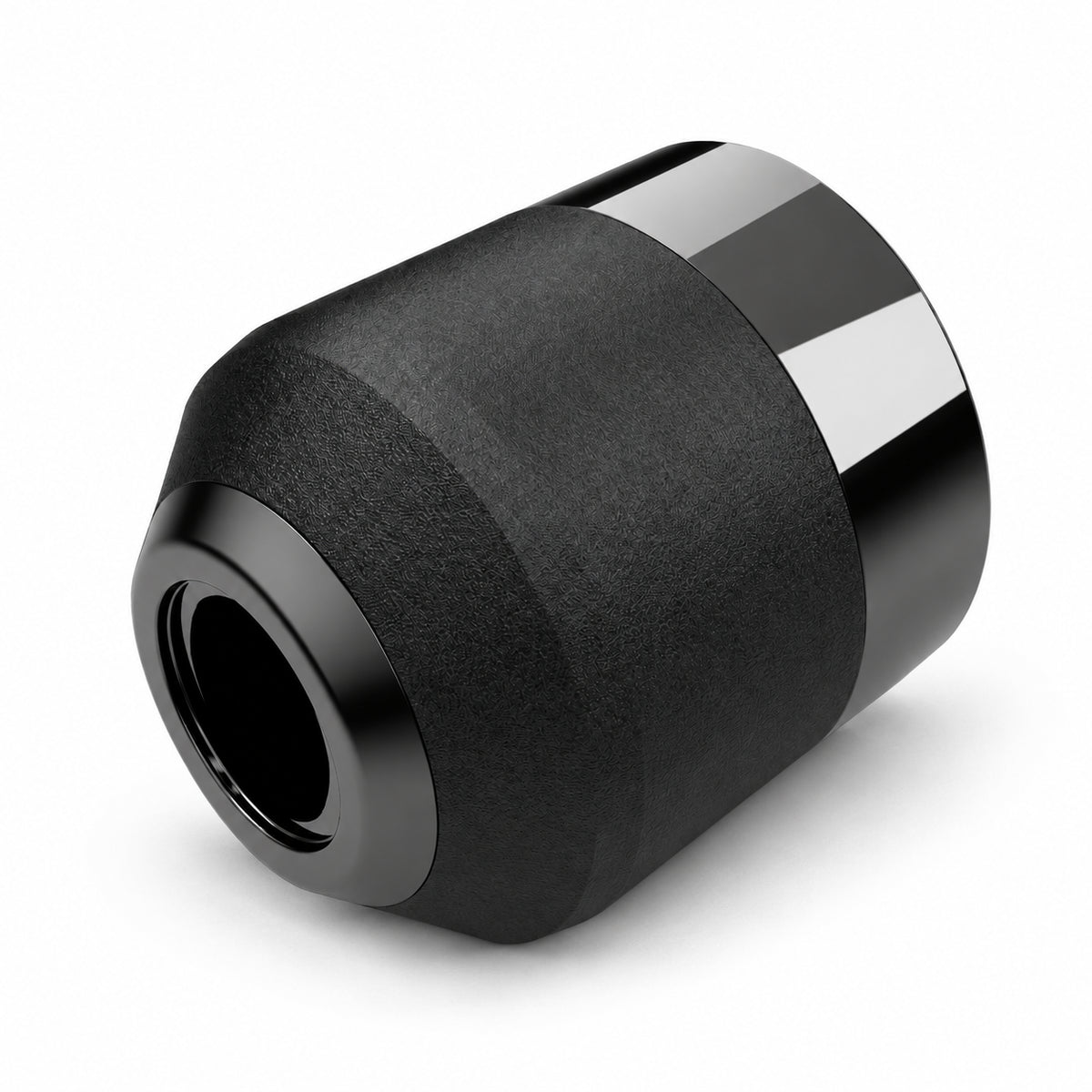 ACUS M1 Grip Vienkartinė Tatuiruočių Rankenėlė Juoda 33mm — viena rankenėlė baltame fone