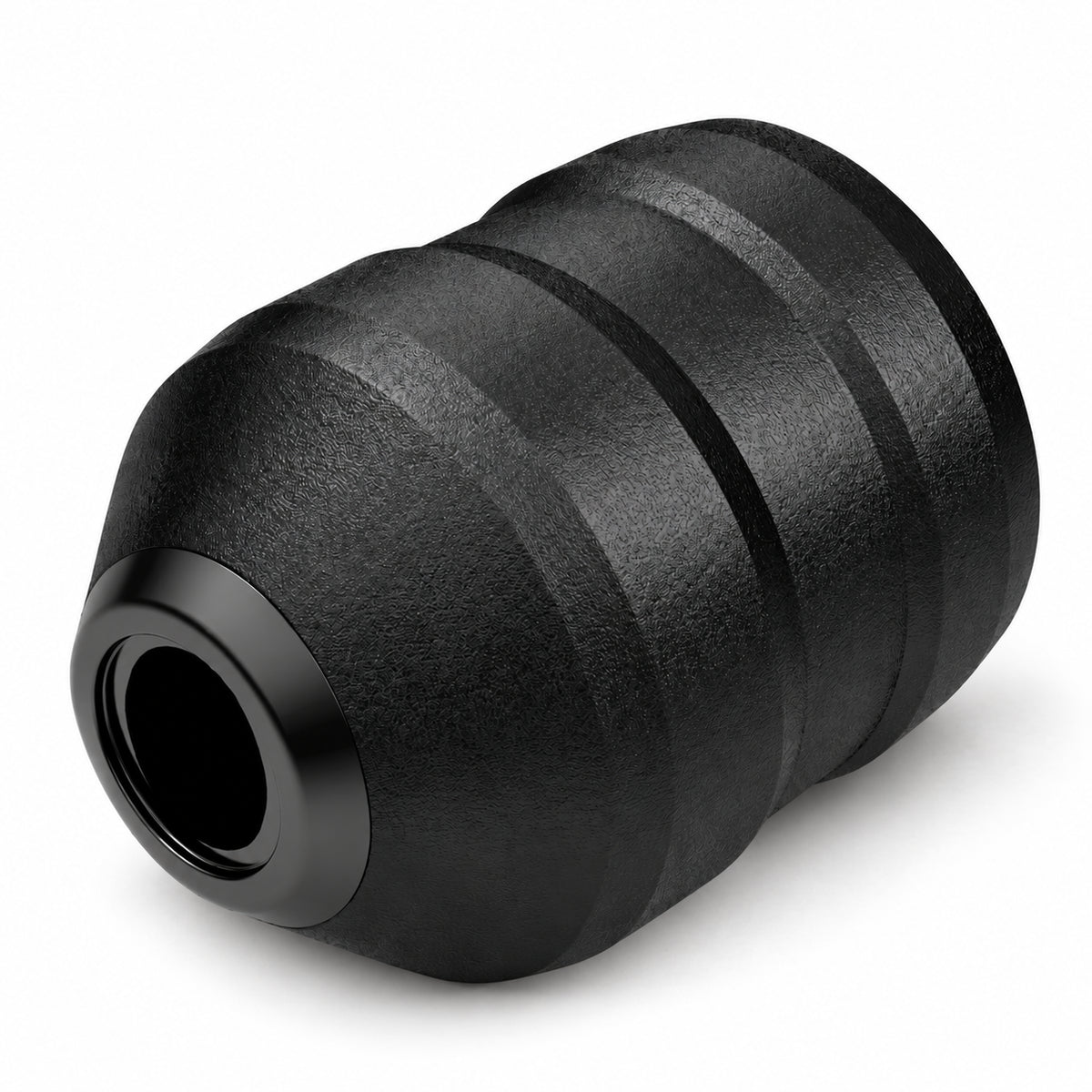 ACUS M1 Grip Plus Vienkartinė Tatuiruočių Rankenėlė Juoda 40mm — viena rankenėlė baltame fone