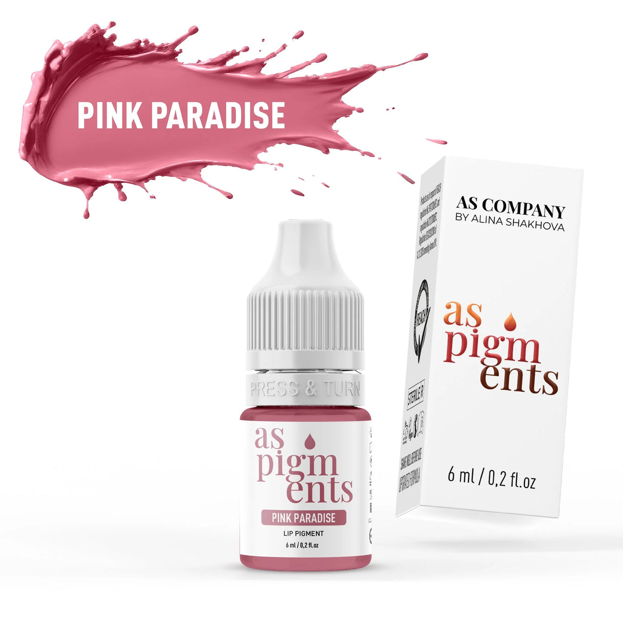 AS COMPANY Pink Paradise (AS Pigments) 6/12ml - BVShop