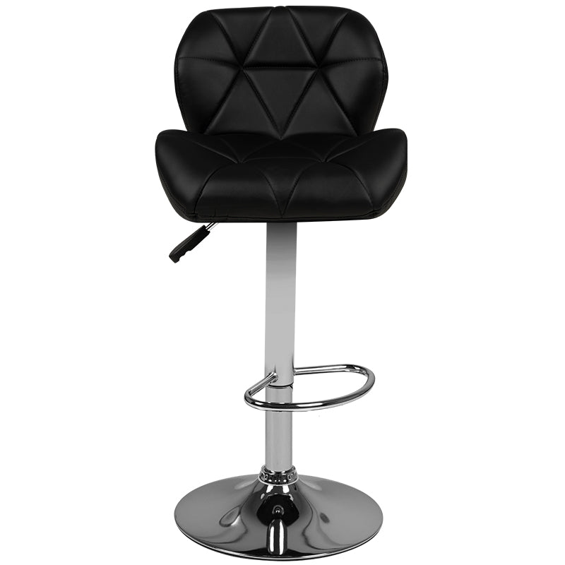 Bar stool m01 quilted adjustable black - BVShop