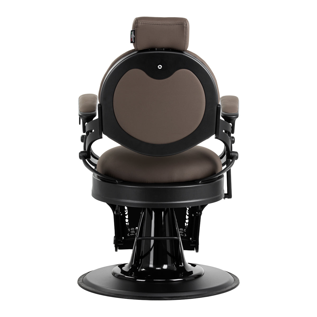 Barber chair Gabbiano Niccolo brown buttonless - BVShop