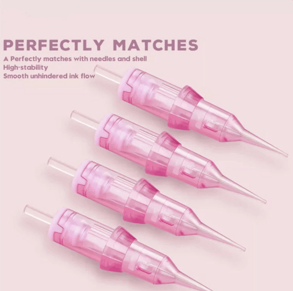 Biomaser Thunderload Power Pink Flat Cartridges - BVShop