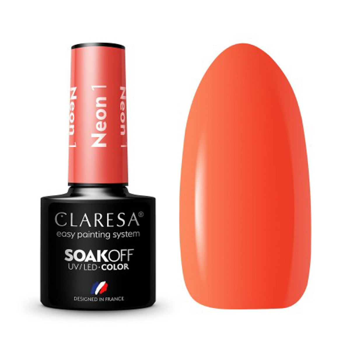 CLARESA Hybrid nail polish NEON 1 -5g - BVShop