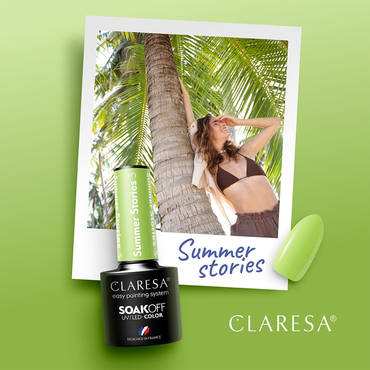 CLARESA hybrid varnish SUMMER STORIES 3 -5g - BVShop