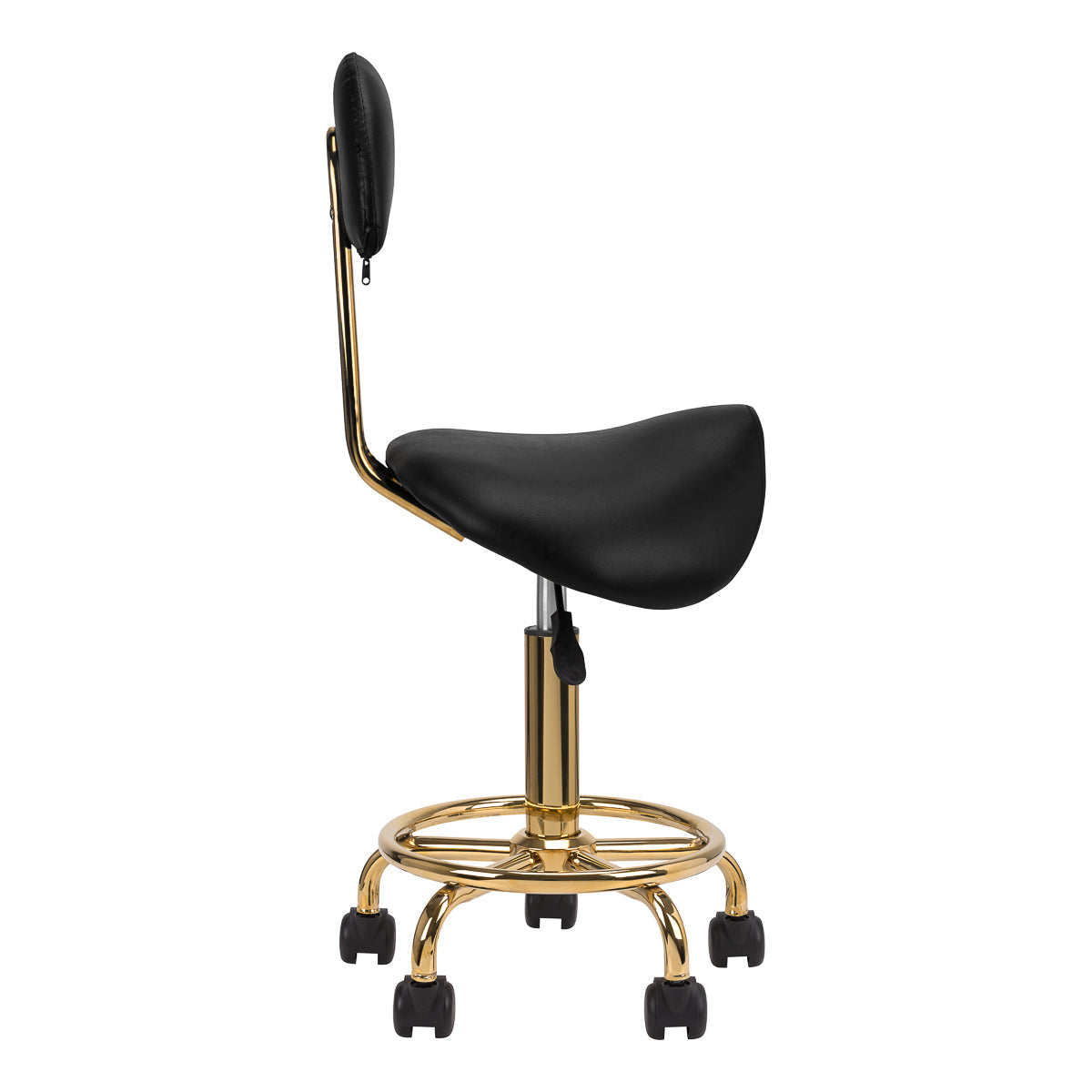 Cosmetic stool 6001-G gold black - BVShop