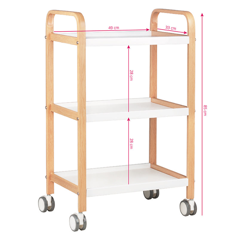 Cosmetic table hs09 wood - white - BVShop