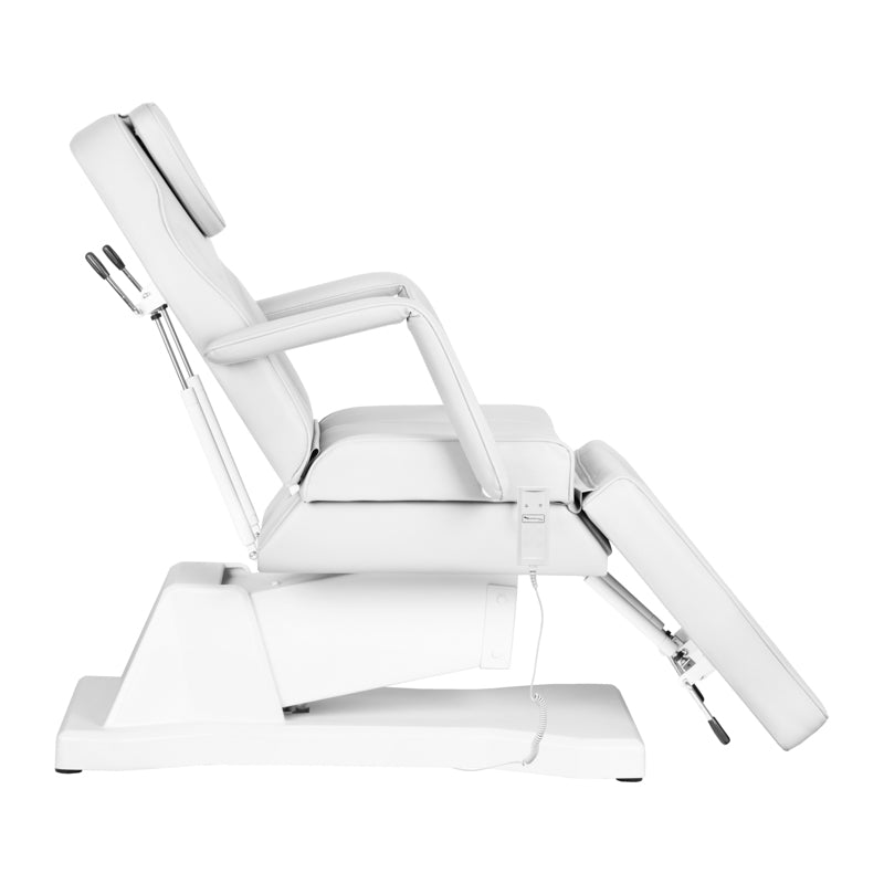 ELECTRIC COSMETIC CHAIR SOFT 1 MOTOR. WHITE - BVShop