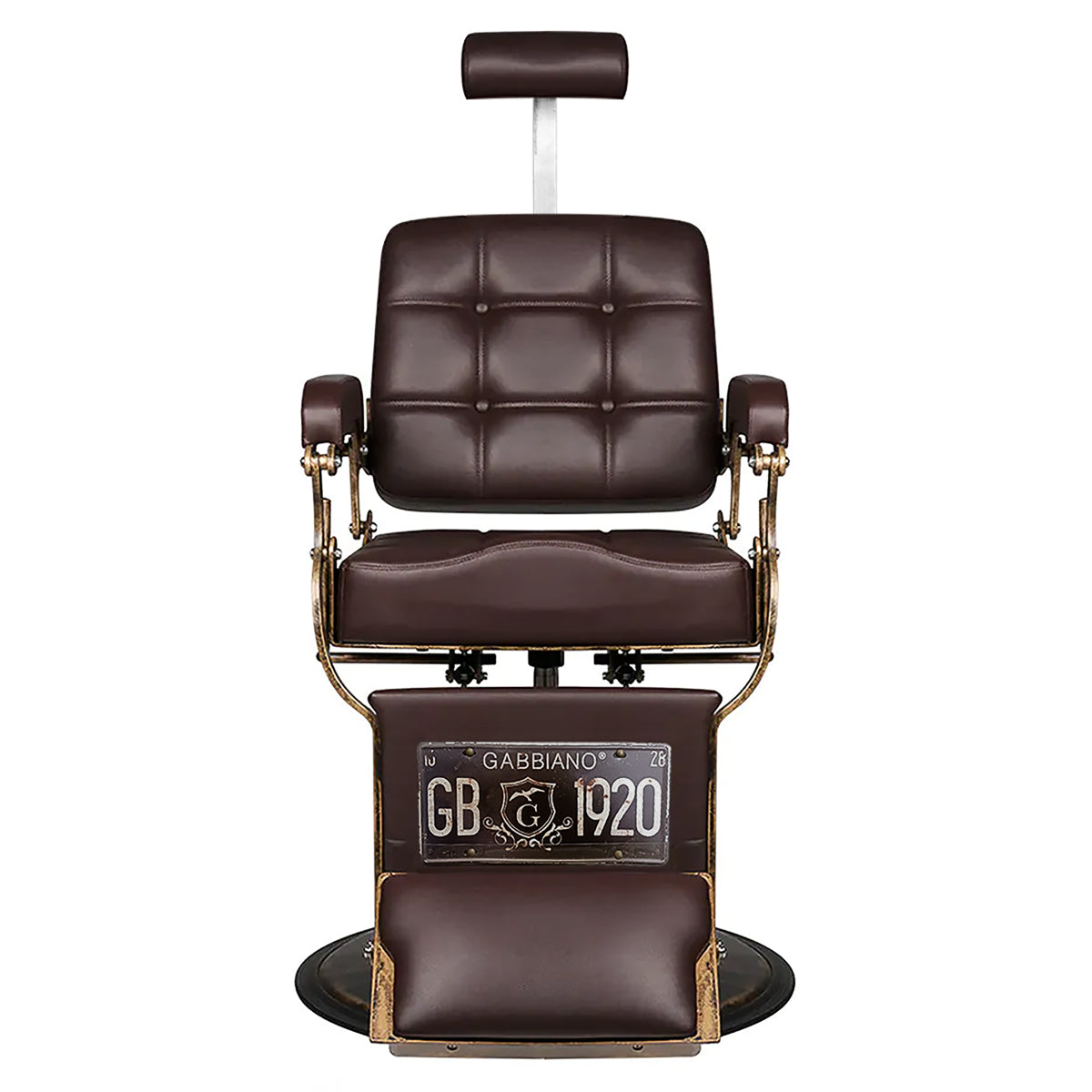 Gabbiano barber chair Boss brown - BVShop