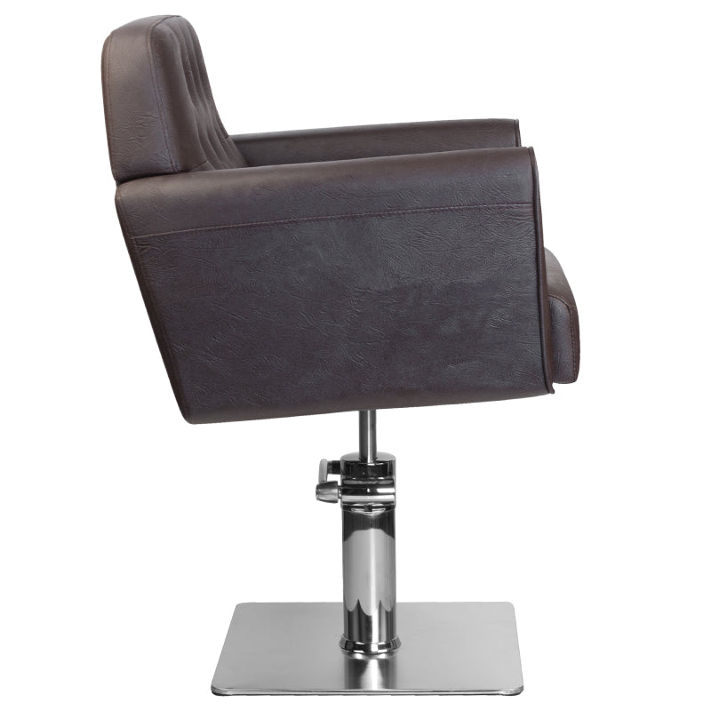 Gabbiano hamburg brown hairdressing chair - BVShop