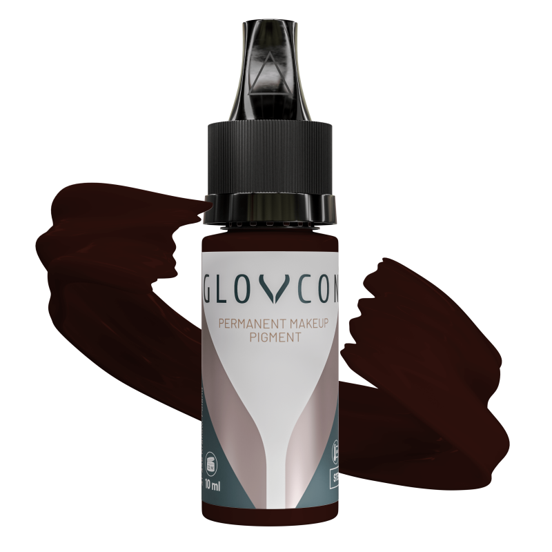 GLOVCON Double Espresso PMU eyebrow pigment 10ml bottle